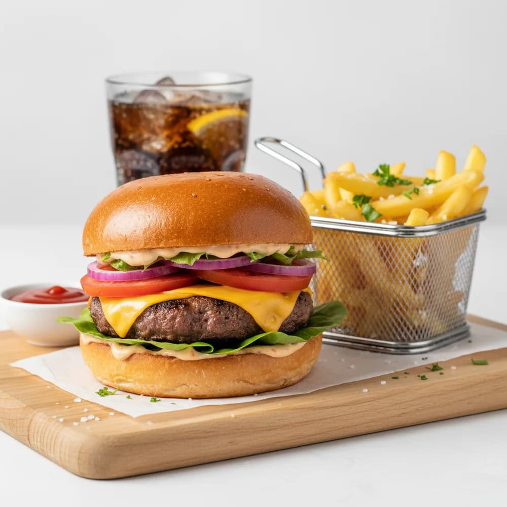 HAMBURGER MENÜ